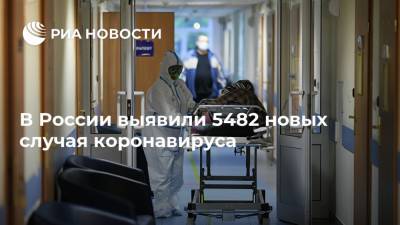 В России выявили 5482 новых случая коронавируса - ria.ru - Россия - Москва - округ Чукотка
