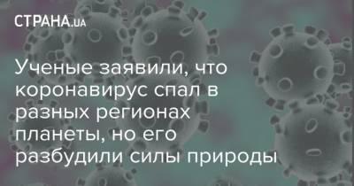Томас Джефферсон - Ученые заявили, что коронавирус спал в разных регионах планеты, но его разбудили силы природы - strana.ua - Китай