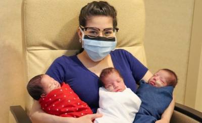 Мать из Техаса победила коронавирус и родила здоровых тройняшек за месяц - usa.one - штат Техас