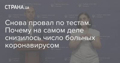 Максим Степанов - Снова провал по тестам. Почему на самом деле снизилось число больных коронавирусом - strana.ua - Украина