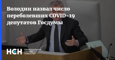 Вячеслав Володин - Володин назвал число переболевших COVID-19 депутатов Госдумы - nsn.fm