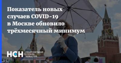 Показатель новых случаев COVID-19 в Москве обновило трёхмесячный минимум - nsn.fm - Россия - Москва