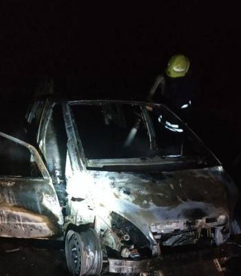 В Запорожье ночью сгорела иномарка, – фото - inform.zp.ua - Запорожье