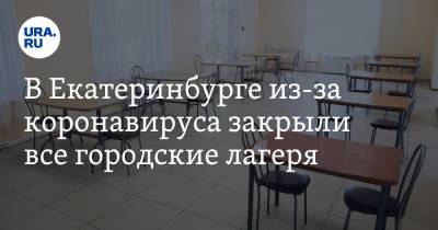 В Екатеринбурге из-за коронавируса закрыли все городские лагеря - ura.news - Екатеринбург