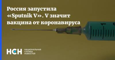 Владимир Путин - Россия запустила «Sputnik V». V значит вакцина от коронавируса - nsn.fm - Россия