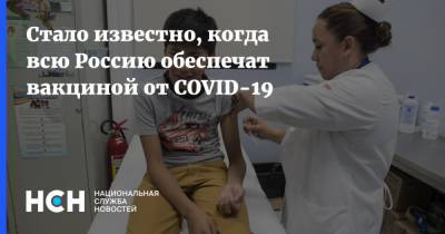Александр Гинцбург - Стало известно, когда всю Россию обеспечат вакциной от COVID-19 - nsn.fm - Россия