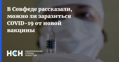 Семен Гальперин - Татьяна Кусайко - В Совфеде рассказали, можно ли заразиться COVID-19 от новой вакцины - nsn.fm - Россия