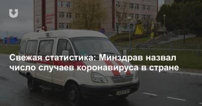 Свежая статистика: Минздрав назвал число случаев коронавируса в стране - news.tut.by - Белоруссия