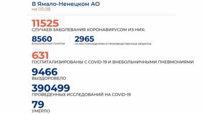 На Ямале 94 новых случая заболевания COVID-19 - nashgorod.ru - округ Янао - Ноябрьск - Салехард