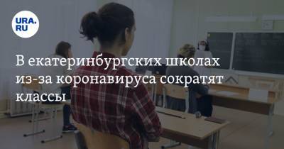 В екатеринбургских школах из-за коронавируса сократят классы. Возможно введение второй смены - ura.news - Екатеринбург