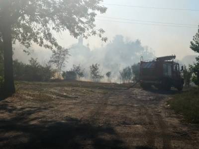 В посадке возле цирка в Запорожье случился пожар (ФОТО) - inform.zp.ua - Украина - Запорожье
