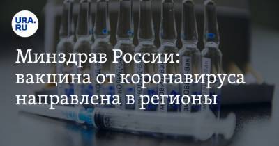 Владимир Путин - Минздрав России: вакцина от коронавируса направлена в регионы - ura.news - Россия