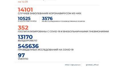 В ЯНАО коронавирусом заболели 59 человек за последние сутки - nashgorod.ru - округ Янао - Ноябрьск