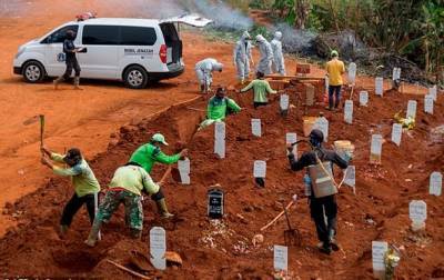 Тех, кто не верет в COVID-19, отправляют копать могилы - korrespondent.net - Индонезия