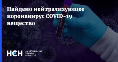 Найдено нейтрализующее коронавирус COVID-19 вещество - nsn.fm - Сша