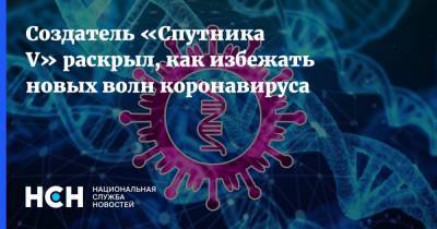 Александр Гинцбург - Создатель «Спутника V» раскрыл, как избежать новых волн коронавируса - nsn.fm - Россия