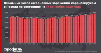 В России за сутки выявлено 5762 пациента с коронавирусом - profile.ru - Россия