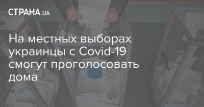 Максим Степанов - На местных выборах украинцы с Covid-19 смогут проголосовать дома - strana.ua