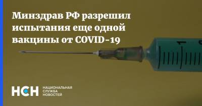 Минздрав РФ разрешил испытания еще одной вакцины от COVID-19 - nsn.fm - Россия - Москва