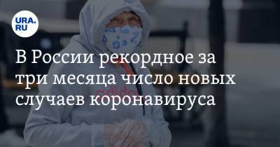 В России рекордное за три месяца число новых случаев коронавируса - ura.news - Россия
