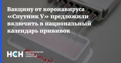 Леонид Огуль - Вакцину от коронавируса «Спутник V» предложили включить в национальный календарь прививок - nsn.fm - Россия