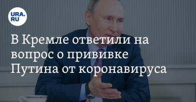 Владимир Путин - Дмитрий Песков - В Кремле ответили на вопрос о прививке Путина от коронавируса - ura.news - Россия