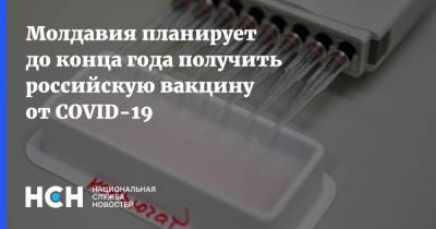 Игорь Додон - Молдавия планирует до конца года получить российскую вакцину от COVID-19 - nsn.fm - Молдавия