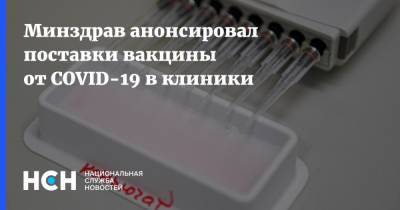 Михаил Мурашко - Минздрав анонсировал поставки вакцины от COVID-19 в клиники - nsn.fm - Россия