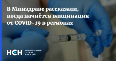 Михаил Мурашко - В Минздраве рассказали, когда начнётся вакцинация от COVID-19 в регионах - nsn.fm - Россия