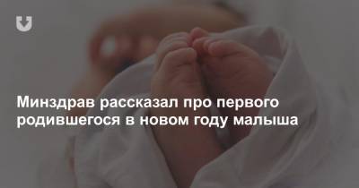 Елена Леонович - Минздрав рассказал про первого родившегося в новом году малыша - news.tut.by - Витебск - Орша