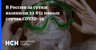 В России за сутки выявили 22 851 новых случая COVID-19 - nsn.fm - Россия