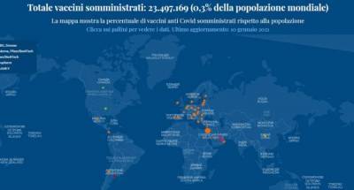 Итальянские ученые создали карту вакцинации от COVID-19 в мире - goodnews.ua