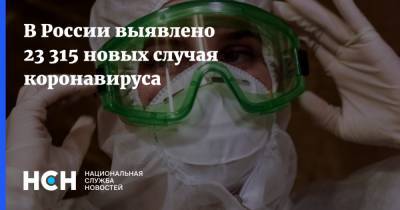 В России выявлено 23 315 новых случая коронавируса - nsn.fm - Россия