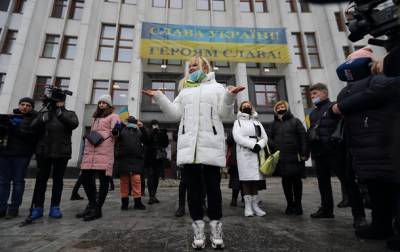 В Тернополе предприниматели протестуют против карантина: "Дайте жить" - korrespondent.net - Тернополь