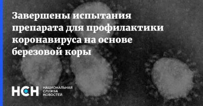 Борис Кершенгольц - Завершены испытания препарата для профилактики коронавируса на основе березовой коры - nsn.fm - Россия