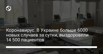 Максим Степанов - Коронавирус. В Украине больше 6000 новых случаев за сутки, выздоровели 14 500 пациентов - liga.net - Украина