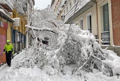 Снежный шторм накрыл Испанию: на Пиренеи пришла сибирская зима - naviny.by - Испания - Мадрид
