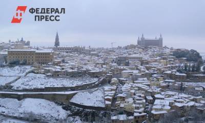 После шторма на Испанию обрушились сибирские морозы - fedpress.ru - Испания - Мадрид