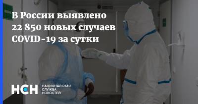 В России выявлено 22 850 новых случаев COVID-19 за сутки - nsn.fm - Россия