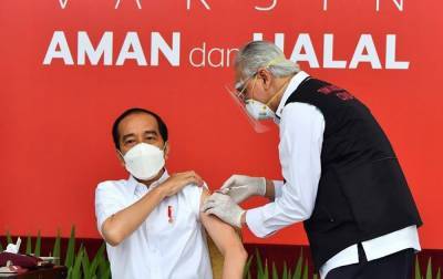 Президент Индонезии сделал прививку COVID-вакциной Sinovac - rbc.ua - Индонезия