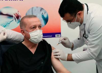 Тайип Эрдоган - Фахреттин Коджа - Эрдоган прошел вакцинацию от коронавируса - m24.ru - Турция - Китай - Анкара