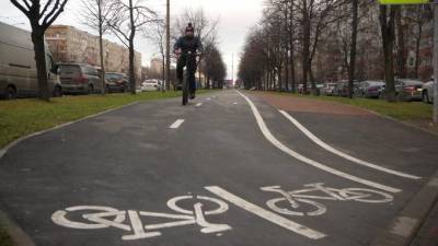 В 2021 году в Петербурге планируют создать 11,5 км велодорожек - piter.tv - Санкт-Петербург - Зеленогорск