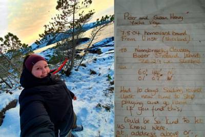 Женщина нашла отправленное 16 лет назад послание в бутылке - lenta.ru - Норвегия - Шотландия