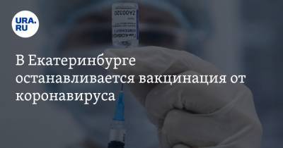 В Екатеринбурге останавливается вакцинация от коронавируса - ura.news - Екатеринбург