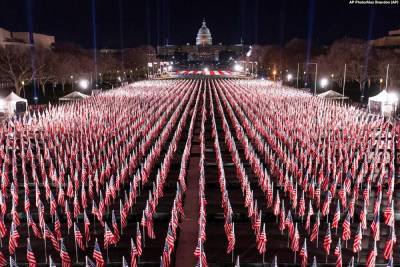 Джон Байден - Вашингтон украсили 200 тысячами флагов к инаугурации Байдена – Голос Америки - 24tv.ua - Сша - Вашингтон - Вашингтон