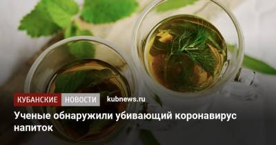 Ученые обнаружили убивающий коронавирус напиток - kubnews.ru