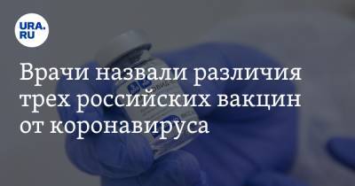 Михаил Каган - Врачи назвали различия трех российских вакцин от коронавируса - ura.news - Россия