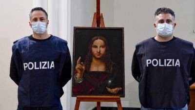 Леонардо Да-Винч - "Спаситель мира" найден в шкафу в Неаполе. Его пропажу никто не заметил - obzor.lt - Италия