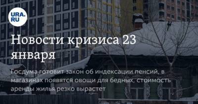Новости кризиса 23 января. Госдума готовит закон об индексации пенсий, в магазинах появятся овощи для бедных, стоимость аренды жилья резко вырастет - koronavirus.center - Лондон