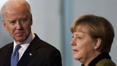 Ангела Меркель - Джон Байден - Байден и Меркель обсудили трансатлантическое сотрудничество - golos-ameriki.ru - Германия